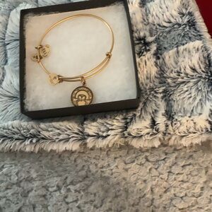 Alex and Ani Gold Charm Bracelet